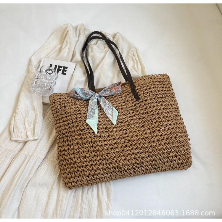 Seaside leisure and vacation woven tote bag women s 2025 new large-capacity explosive shoulder bag popular straw bag хаки
Seaside leisure and vacation woven tote bag women s 2025 new large-capacity explosive shoulder bag popular straw bag хаки