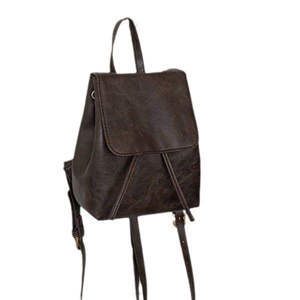 Коричневый кожаный текстурированный небольшой рюкзак, мягкая кожа в стиле ретро, универсальная сумка на одно плечо, универсальный небольшой рюкзак для поездок на работу
Коричневый кожаный текстурированный небольшой рюкзак, мягкая кожа в стиле ретро, универсальная сумка на одно плечо, универсальный небольшой рюкзак для поездок на работу