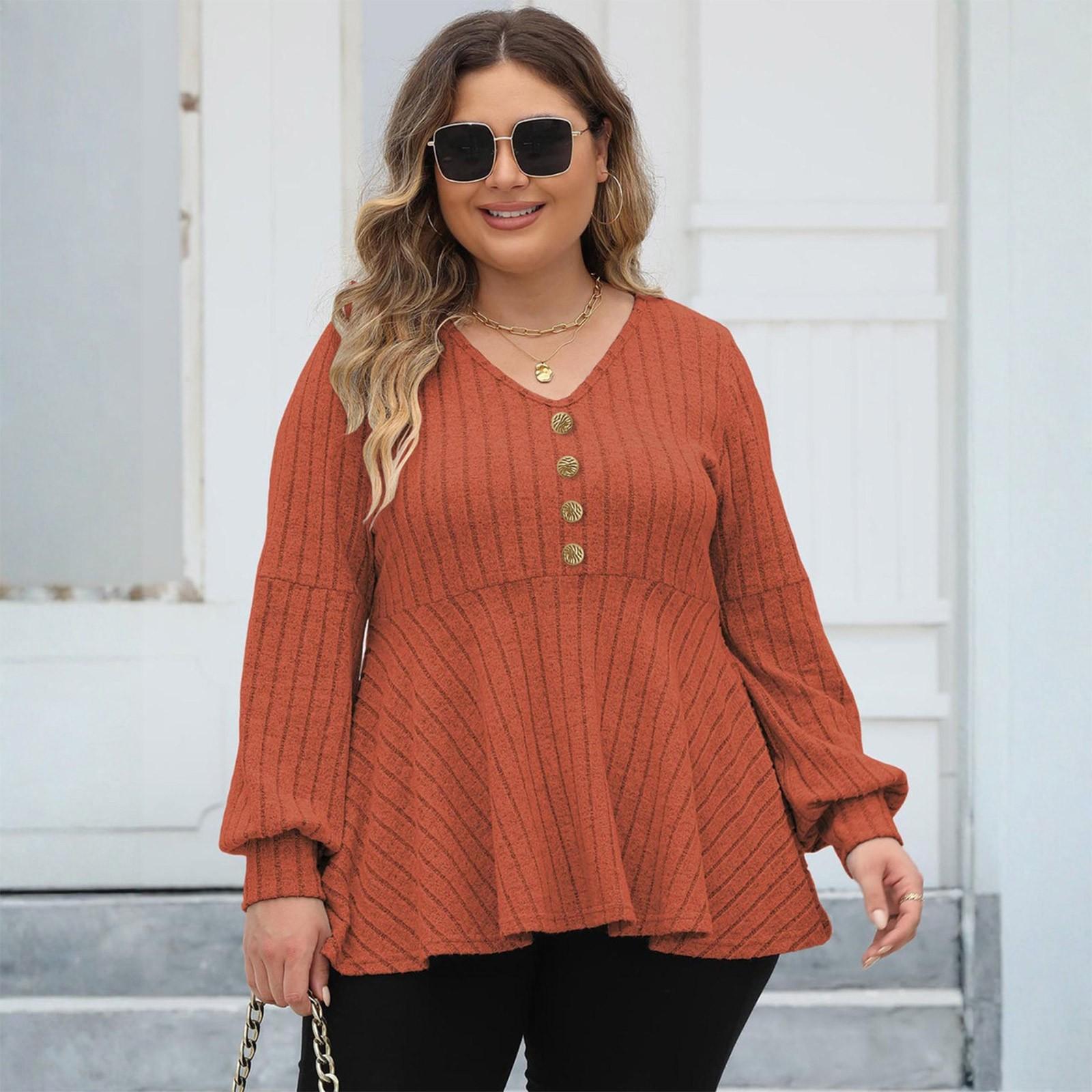 Women s Tops Plus Size Women s Babydoll Top V-Neck Pierced Fleece Sleeve T-Shirt Decorated Top XXXL
Women s Tops Plus Size Women s Babydoll Top V-Neck Pierced Fleece Sleeve T-Shirt Decorated Top XXXL