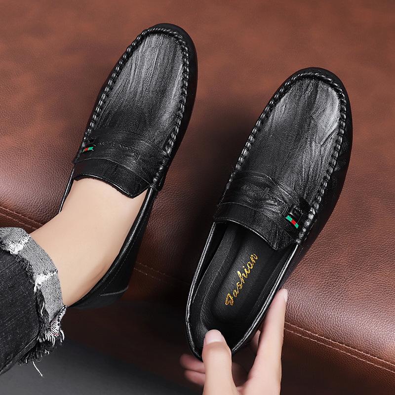 Doudou shoes spring British versatile men s business casual leather shoes one pedal driving soft-soled loafers 39 чёрный
Doudou shoes spring British versatile men s business casual leather shoes one pedal driving soft-soled loafers 39 чёрный