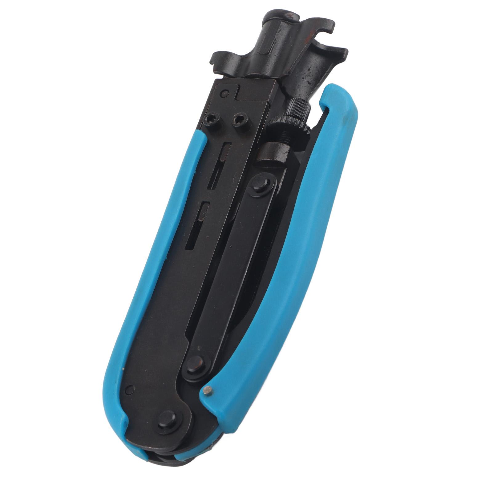 Adjustable Compression Tool Comfortable Handle Small Portable Lightweight Coaxial Cable Crimping
Adjustable Compression Tool Comfortable Handle Small Portable Lightweight Coaxial Cable Crimping