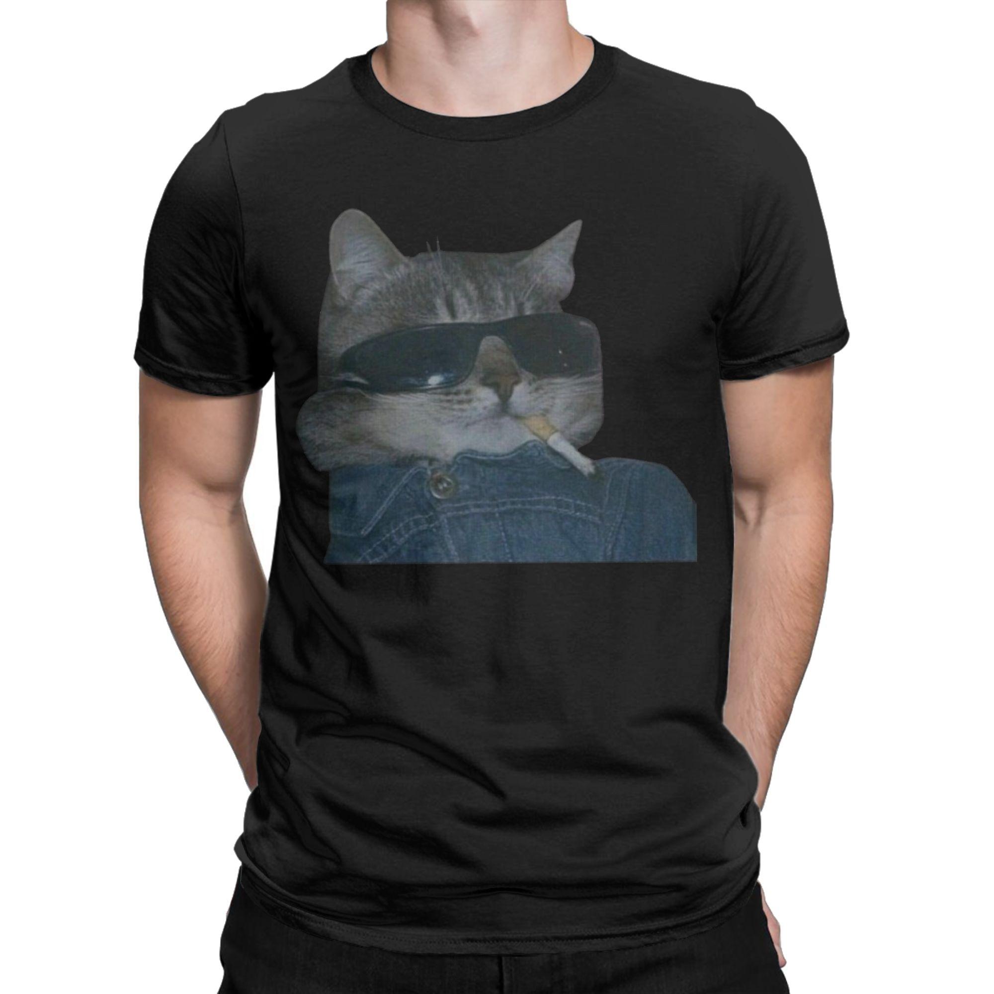 Smoking Cat Cigarette Men T Shirts Fashion Tee Shirt Short Sleeve Round Collar T-Shirt Cotton Plus Size Clothing - Men s Sum... 5XL різнокольоровий
Smoking Cat Cigarette Men T Shirts Fashion Tee Shirt Short Sleeve Round Collar T-Shirt Cotton Plus Size Clothing - Men s Sum... 5XL різнокольоровий