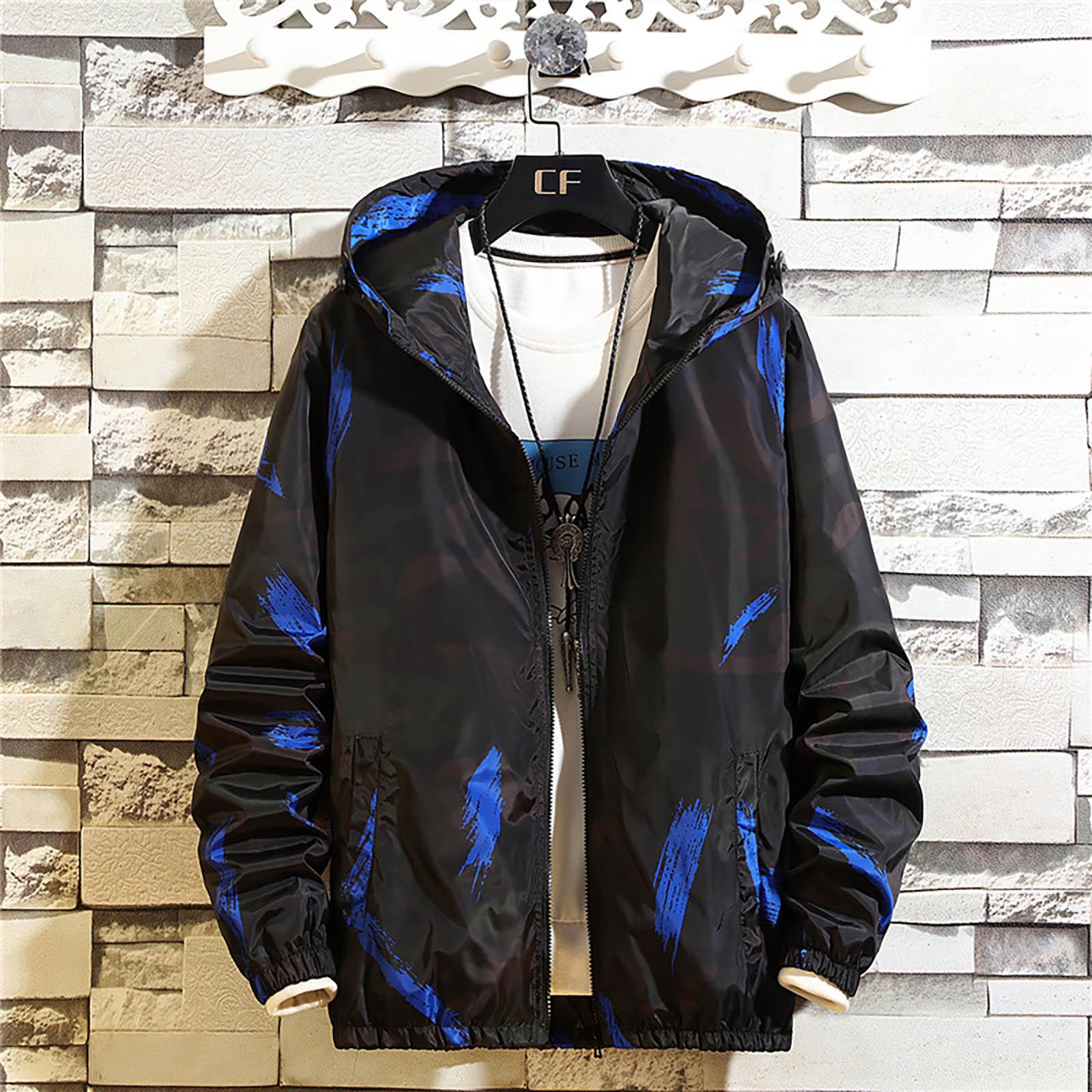 Mens Casual Camouflage Printing Plus Size Hoodie Two-sided Wear Thin Coat XXXXL синій
Mens Casual Camouflage Printing Plus Size Hoodie Two-sided Wear Thin Coat XXXXL синій