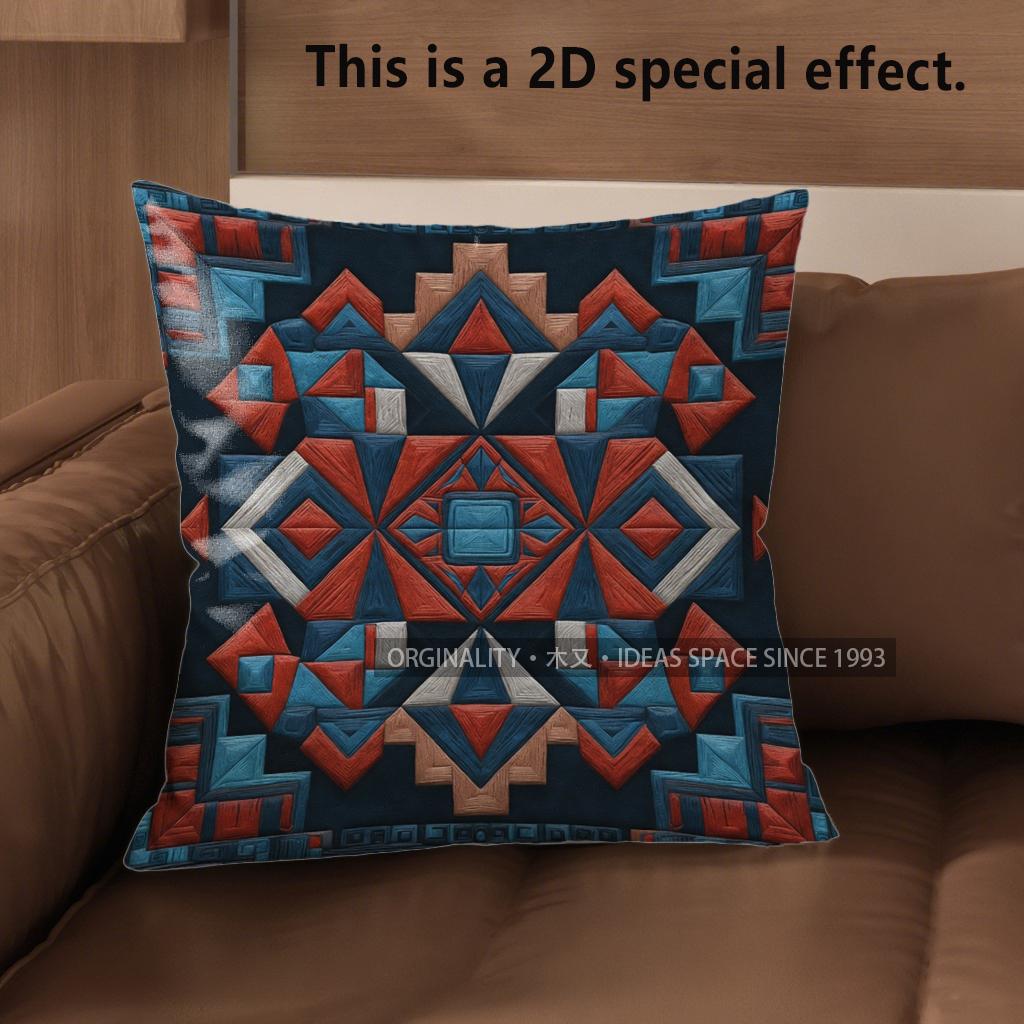 2D Boho Aztec Geometric Throw Pillow Covers Pattern Cushion Cover Suitable For Sofa Bedroom Car Pillow Cover 40x40cm
2D Boho Aztec Geometric Throw Pillow Covers Pattern Cushion Cover Suitable For Sofa Bedroom Car Pillow Cover 40x40cm