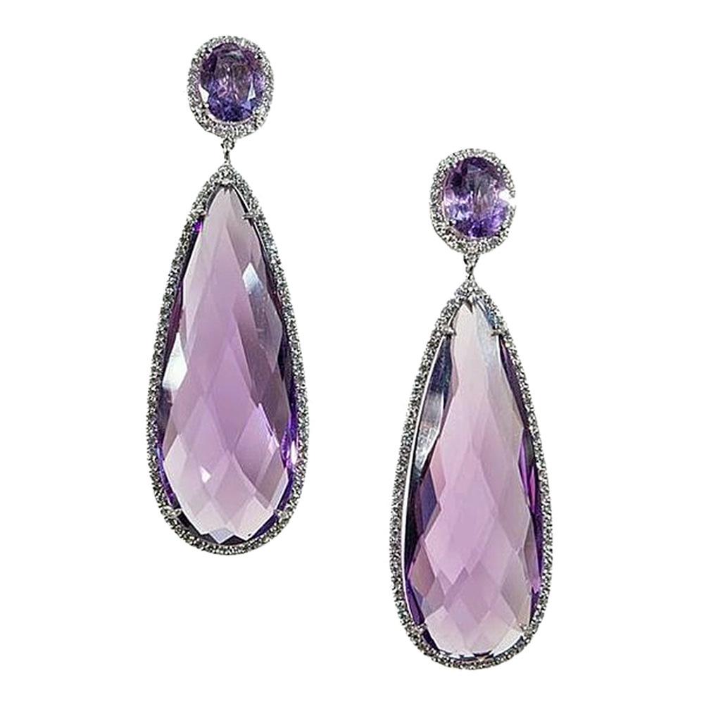Cao Shi European & American Purple Teardrop Diamond Pendant Earrings - Luxury Pear-Shaped All-Match Dress Accessories
Cao Shi European & American Purple Teardrop Diamond Pendant Earrings - Luxury Pear-Shaped All-Match Dress Accessories