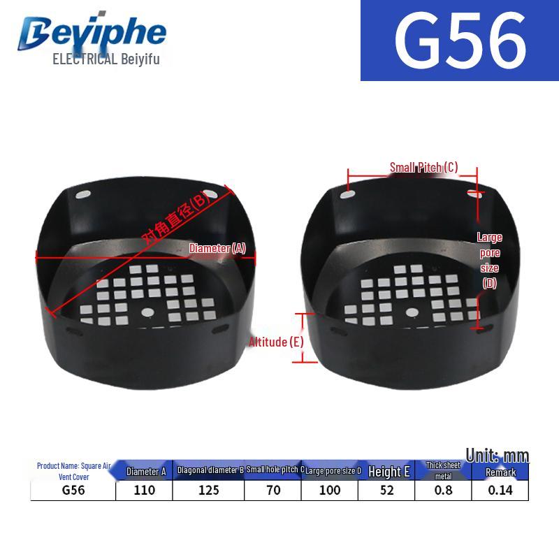 Square Fan Blade Protective Cover: Electrophoretic Iron Sheet for Heat Dissipation, fits G100 and YX3 Models.
Square Fan Blade Protective Cover: Electrophoretic Iron Sheet for Heat Dissipation, fits G100 and YX3 Models.