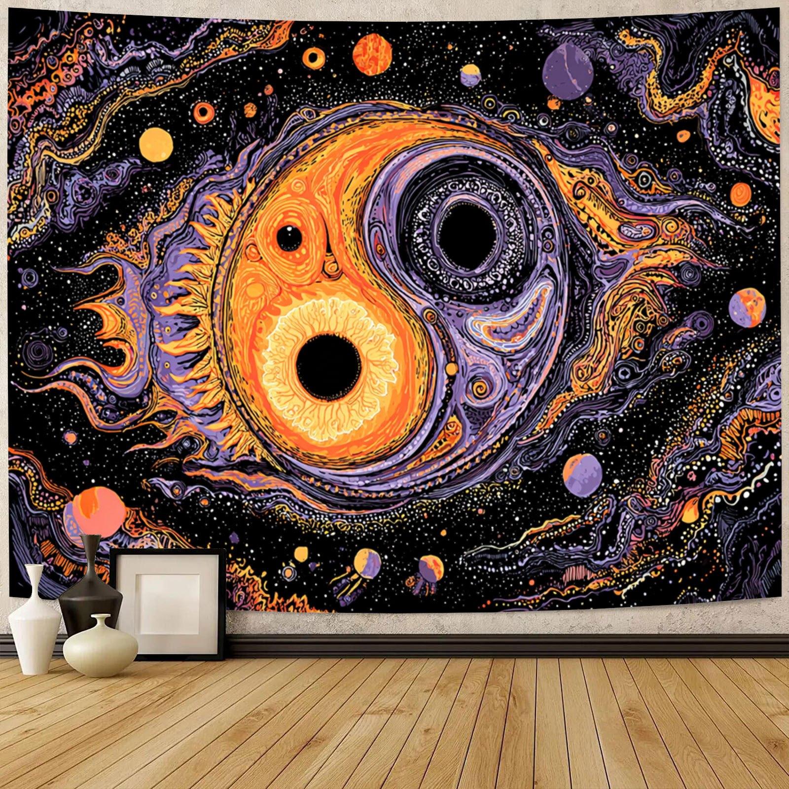 YinYang universe nebula Digital printing polyester wall hanging tapestry decorative Living room bedrooms Office background gift 74x94cm(29x37in)
YinYang universe nebula Digital printing polyester wall hanging tapestry decorative Living room bedrooms Office background gift 74x94cm(29x37in)
