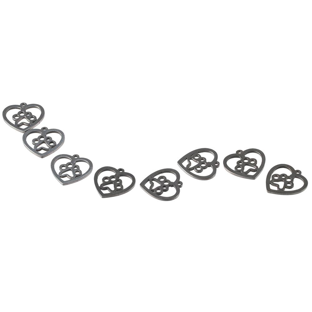 20Pcs 0.61 x 0.59inch Puppy Footprint Pendants Antique Silver Pet Charms with Hole Girls
20Pcs 0.61 x 0.59inch Puppy Footprint Pendants Antique Silver Pet Charms with Hole Girls