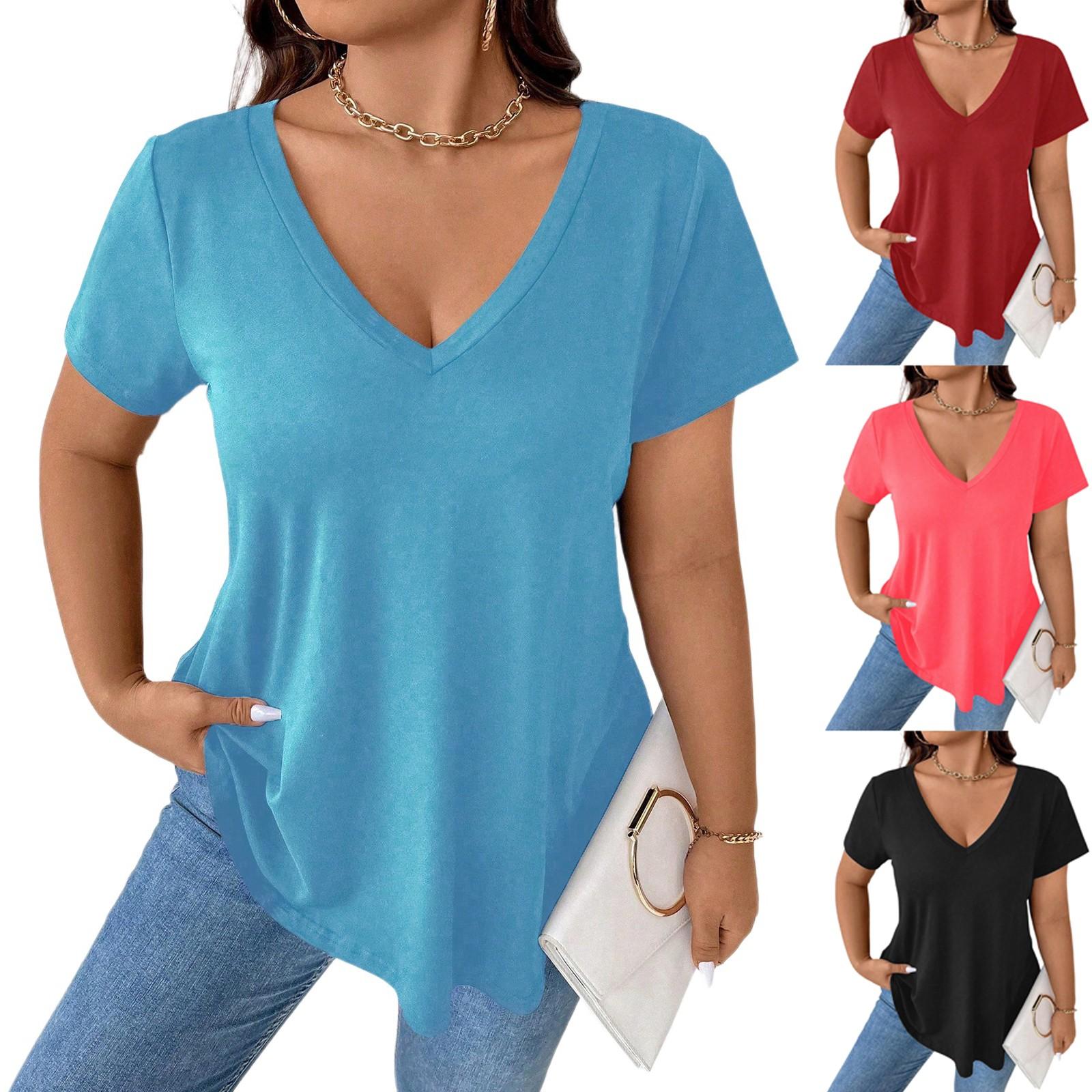 Short Sleeve Shirts For Women Cute Print Graphic Tees Blouses Casual Plus Size Basic Tops Pullover S рожевий
Short Sleeve Shirts For Women Cute Print Graphic Tees Blouses Casual Plus Size Basic Tops Pullover S рожевий