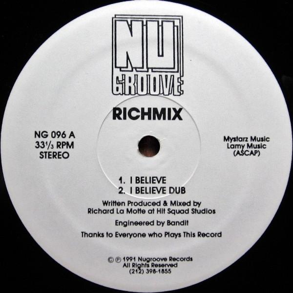 12inch Record RICHMIX - I Believe NG096 Nu Groove Recor 1991 US Dance & Electronica Used
12inch Record RICHMIX - I Believe NG096 Nu Groove Recor 1991 US Dance & Electronica Used