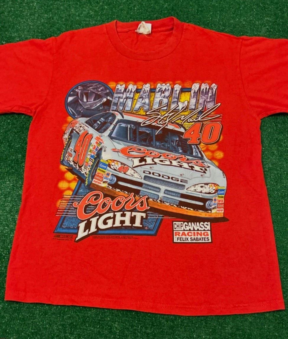 Vintage 90s NASCAR Sterling Marlin Coors Light Racing VTG Shirt 2002 Mens Size M 4XL
Vintage 90s NASCAR Sterling Marlin Coors Light Racing VTG Shirt 2002 Mens Size M 4XL