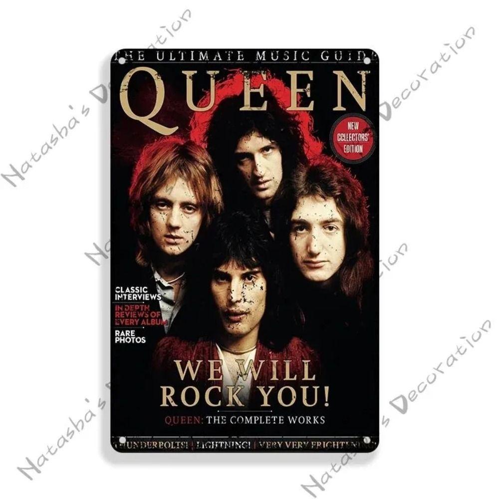 Металева табличка Queen Rock Band, Вінтажний музичний плакат 30x20см
Металева табличка Queen Rock Band, Вінтажний музичний плакат 30x20см