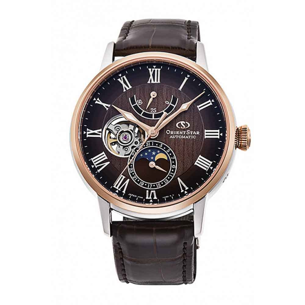 ORIENT STAR Mechanical Moon Phase Prestige Shop Limited Brown Dial RK-AY0105Y Men s (W210595)
ORIENT STAR Mechanical Moon Phase Prestige Shop Limited Brown Dial RK-AY0105Y Men s (W210595)