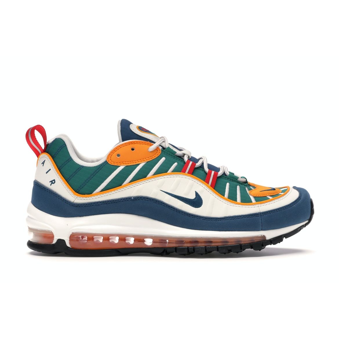 Разноцветные женские кроссовки Nike Air Max 98 University-Red Blue-Force-Orange-Peel AH6799-601
Разноцветные женские кроссовки Nike Air Max 98 University-Red Blue-Force-Orange-Peel AH6799-601