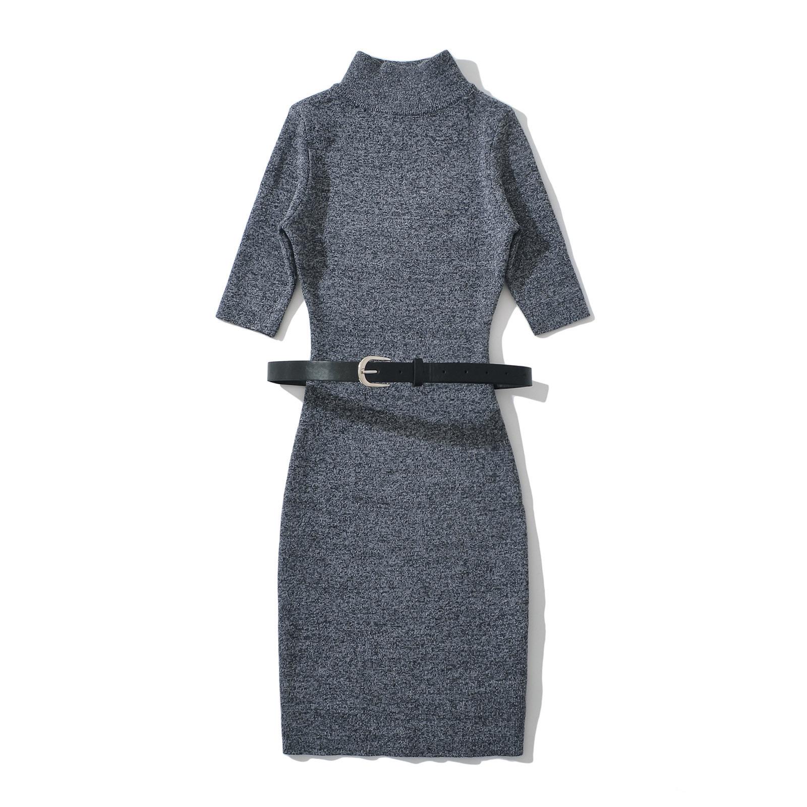 Spicy Chic Semi-High Neck Short Sleeve Knitted Dress - Spring 2025 Retro Waist-Hugging Bodycon Mini Medium
Spicy Chic Semi-High Neck Short Sleeve Knitted Dress - Spring 2025 Retro Waist-Hugging Bodycon Mini Medium