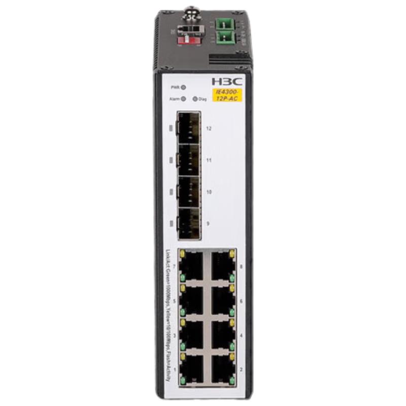 H3C IE4300-12P-AC Industrial Managed Ethernet Switch
H3C IE4300-12P-AC Industrial Managed Ethernet Switch