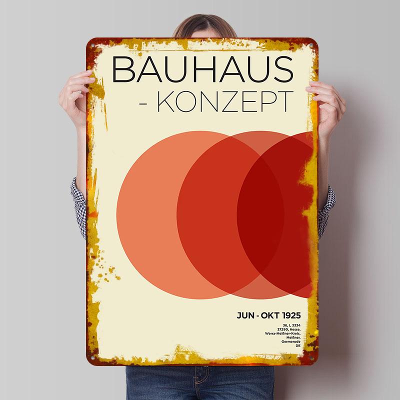 BAUHAUS Konzept Metal Poster Customized Wall Art Retro Vintage Tinplate Signs for Luxury Home Decor Items Gamer Decoration 7.9x11.8In(20x30cm)
BAUHAUS Konzept Metal Poster Customized Wall Art Retro Vintage Tinplate Signs for Luxury Home Decor Items Gamer Decoration 7.9x11.8In(20x30cm)
