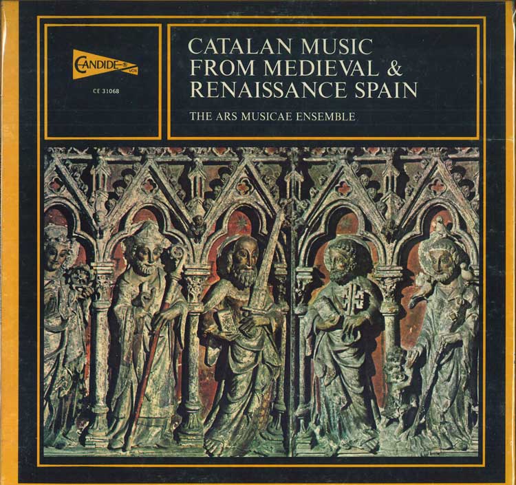 LP Record ARS MUSICAE ENSEMBLE Catalan Music From Medieval Renai CE31068 CANDIDE 1973 US Classical Used
LP Record ARS MUSICAE ENSEMBLE Catalan Music From Medieval Renai CE31068 CANDIDE 1973 US Classical Used