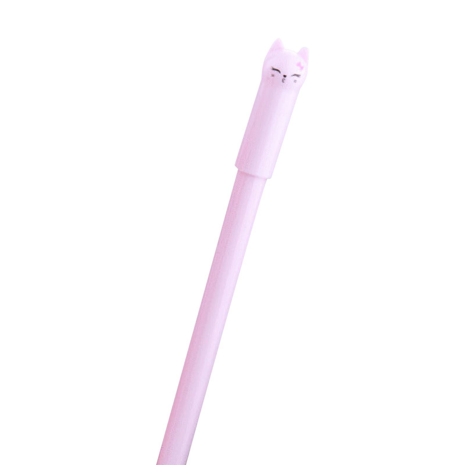 Gel Ink Pen with Cat Head Cap Design Retractable Medium Point Smooth Writing Office School Stationery Supplies One Size фиолетовый
Gel Ink Pen with Cat Head Cap Design Retractable Medium Point Smooth Writing Office School Stationery Supplies One Size фиолетовый