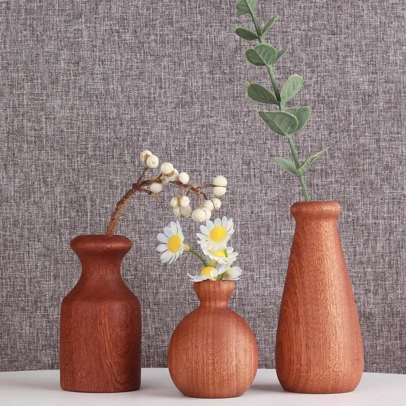 1pc Nordic Minimalism Wooden Vase for Plants Solid Wood Flower Vases Plants Pot Flower Arrangement Tabletop Home Ornaments
1pc Nordic Minimalism Wooden Vase for Plants Solid Wood Flower Vases Plants Pot Flower Arrangement Tabletop Home Ornaments