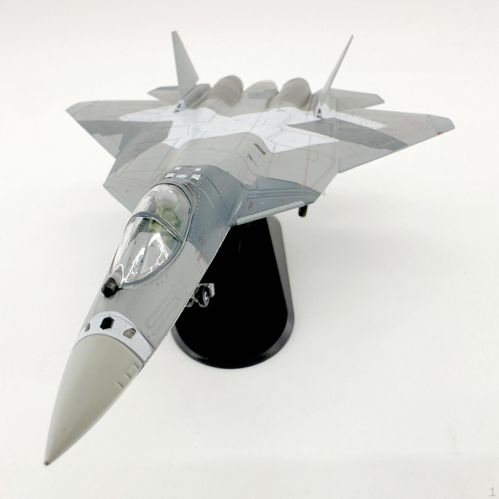 1/100 Scale SU-57 Fighter Model Tabletop Decoration Simulated Collector Gift Aircraft for Bar
1/100 Scale SU-57 Fighter Model Tabletop Decoration Simulated Collector Gift Aircraft for Bar