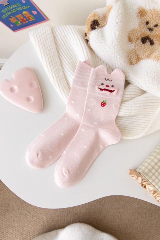 Quirky 3D Cartoon Prankster Women s Mid-Calf Socks - Fun & Cute Comic Big Mouth Design One Size
Quirky 3D Cartoon Prankster Women s Mid-Calf Socks - Fun & Cute Comic Big Mouth Design One Size