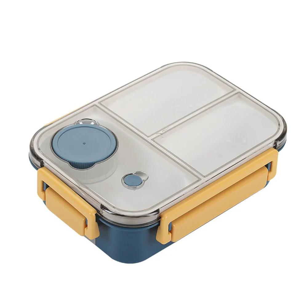 1PC Lunchbox 22x16x7cm Three Compartment For School, Picnics Large-capacity Lunchbox Red,Green,Yellow Leakproof & Portable жовтий
1PC Lunchbox 22x16x7cm Three Compartment For School, Picnics Large-capacity Lunchbox Red,Green,Yellow Leakproof & Portable жовтий