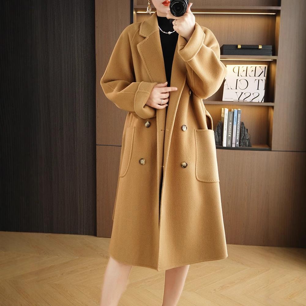 Women s Extra-Long Double-Faced Wool Trench Coat – Classic Suit Collar for Autumn and Winter. XL (145-160 Jin)
Women s Extra-Long Double-Faced Wool Trench Coat – Classic Suit Collar for Autumn and Winter. XL (145-160 Jin)