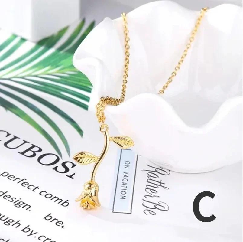 2024 Новое горячее предложение Романтическое ожерелье с розой 3D Цветок Роскошное ожерелье с подвеской Цепочка День Святого Валентина Подарок на день рождения C
2024 Новое горячее предложение Романтическое ожерелье с розой 3D Цветок Роскошное ожерелье с подвеской Цепочка День Святого Валентина Подарок на день рождения C