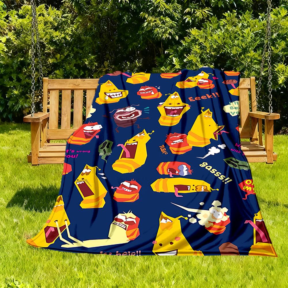 1pc Larva Island Outdoor Blanket Lightweight Flannel, All-Season Use for Sofa, Bed, Travel, Camping, Living Room, Office, Couch020 130cmx150cm
1pc Larva Island Outdoor Blanket Lightweight Flannel, All-Season Use for Sofa, Bed, Travel, Camping, Living Room, Office, Couch020 130cmx150cm