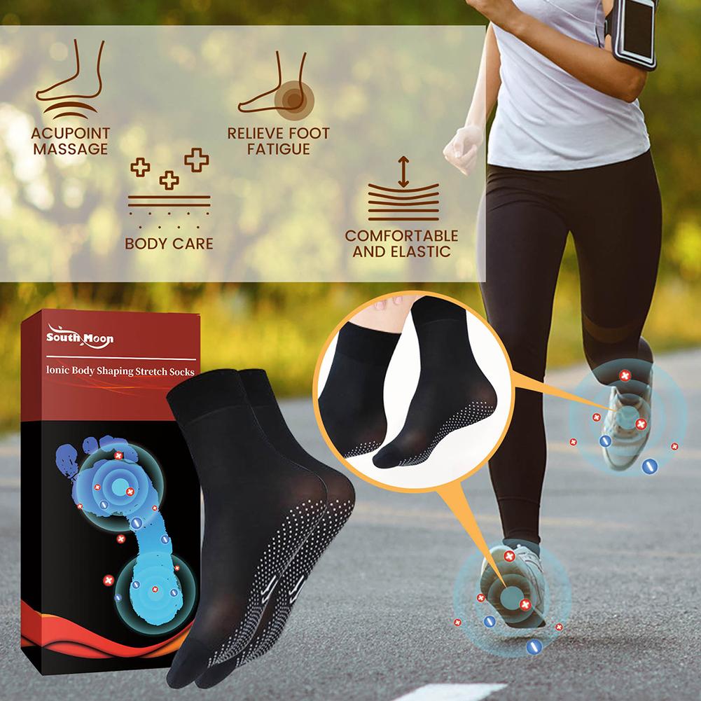 Tourmaline Ionic Body Shaping Stretch Socks Quick Sweat Absorption Slimming Health Sock Relieve Leg Fatigue for Spring Summer China Mainland
Tourmaline Ionic Body Shaping Stretch Socks Quick Sweat Absorption Slimming Health Sock Relieve Leg Fatigue for Spring Summer China Mainland