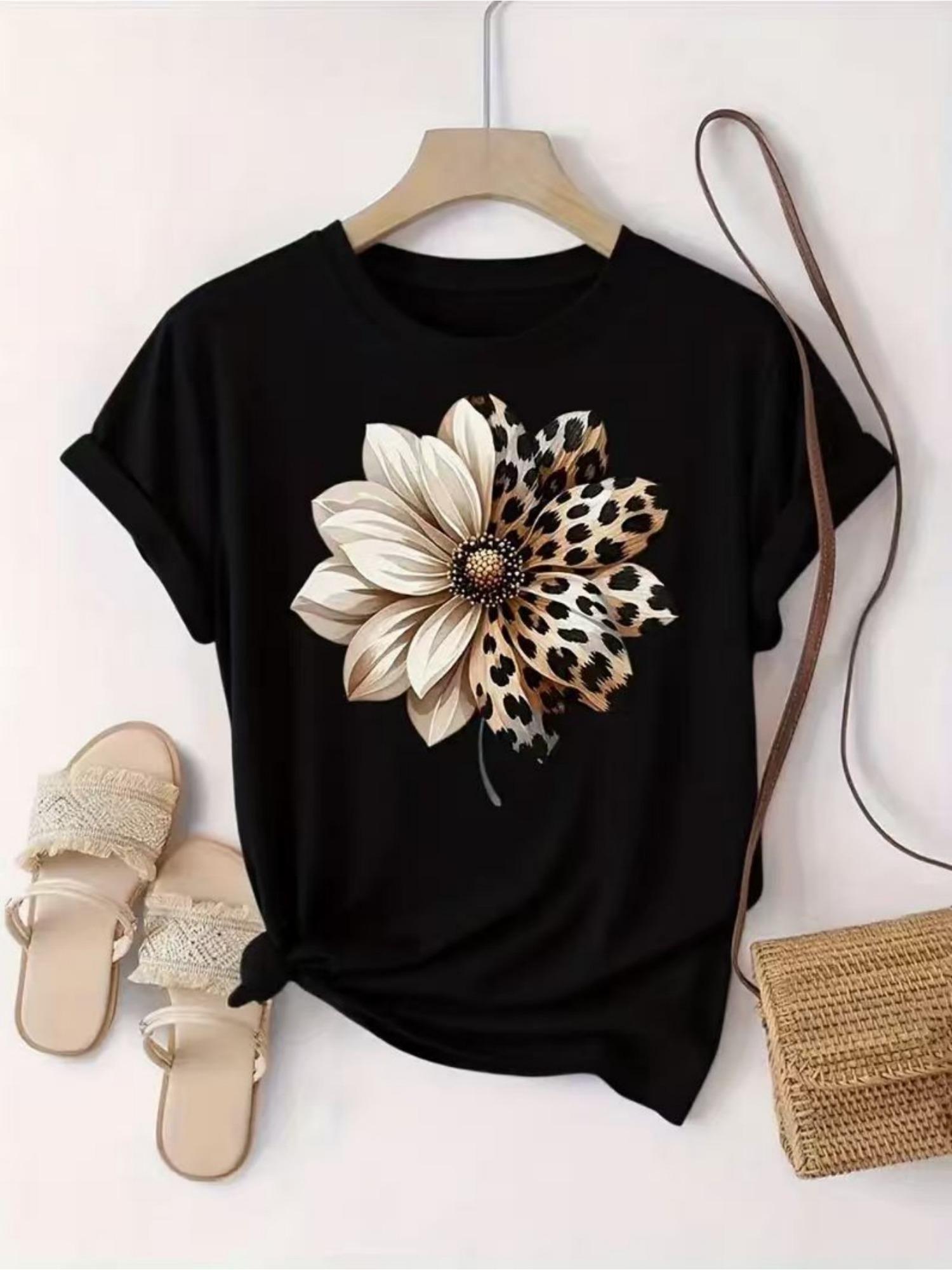 Unisex Anime Sunflower Print T-Shirt - White Floral Design on Black, 100% Round Neck Short Sleeve Tee | Relaxed Fit for Casual Attire & Summer Parties S разноцветный
Unisex Anime Sunflower Print T-Shirt - White Floral Design on Black, 100% Round Neck Short Sleeve Tee | Relaxed Fit for Casual Attire & Summer Parties S разноцветный