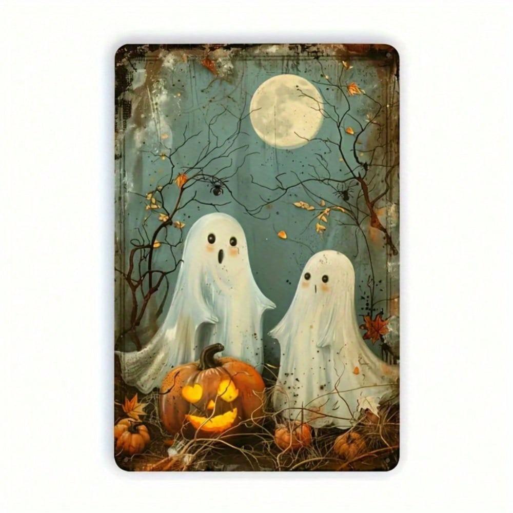 Retro Ghost Pumpkin Metal Tin Sign Durable Wall Art Halloween Decor 8x12 Inches TYA52653-30x20cm різнокольоровий
Retro Ghost Pumpkin Metal Tin Sign Durable Wall Art Halloween Decor 8x12 Inches TYA52653-30x20cm різнокольоровий