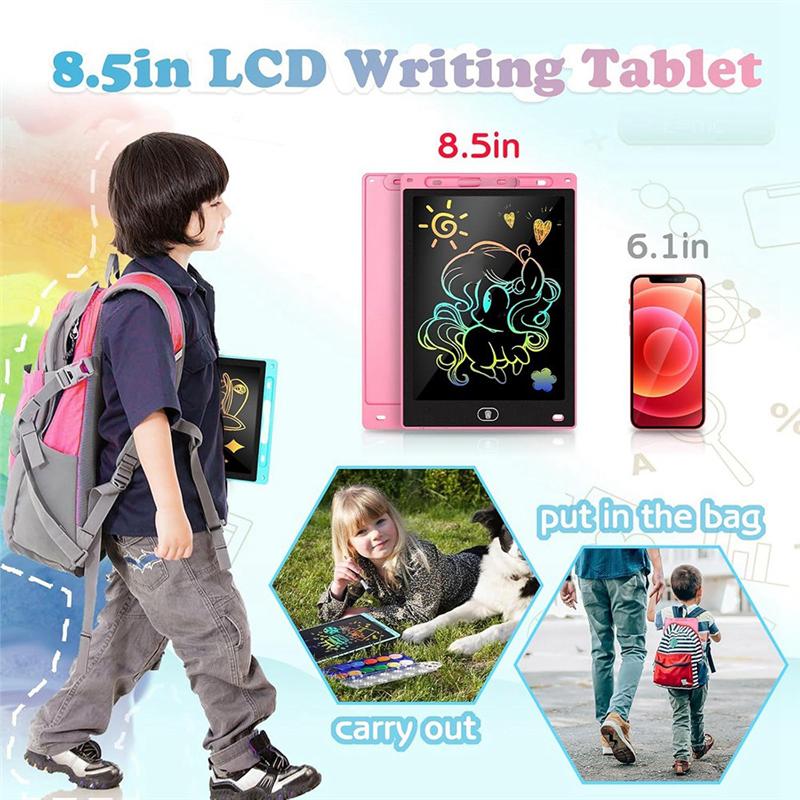 ABUL-2 Pack LCD Writing Tablet For Kids - Preschool Drawing Tablet Toys & Toddler Travel Essential Toys
ABUL-2 Pack LCD Writing Tablet For Kids - Preschool Drawing Tablet Toys & Toddler Travel Essential Toys