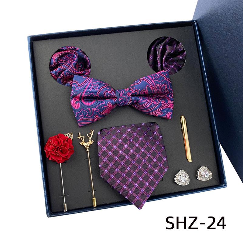 Men S Tie Light Luxury Gift Box Wedding Tie Bow Knot Pocket Scarf Brooch Cuff Father S Day Gift Box
Men S Tie Light Luxury Gift Box Wedding Tie Bow Knot Pocket Scarf Brooch Cuff Father S Day Gift Box