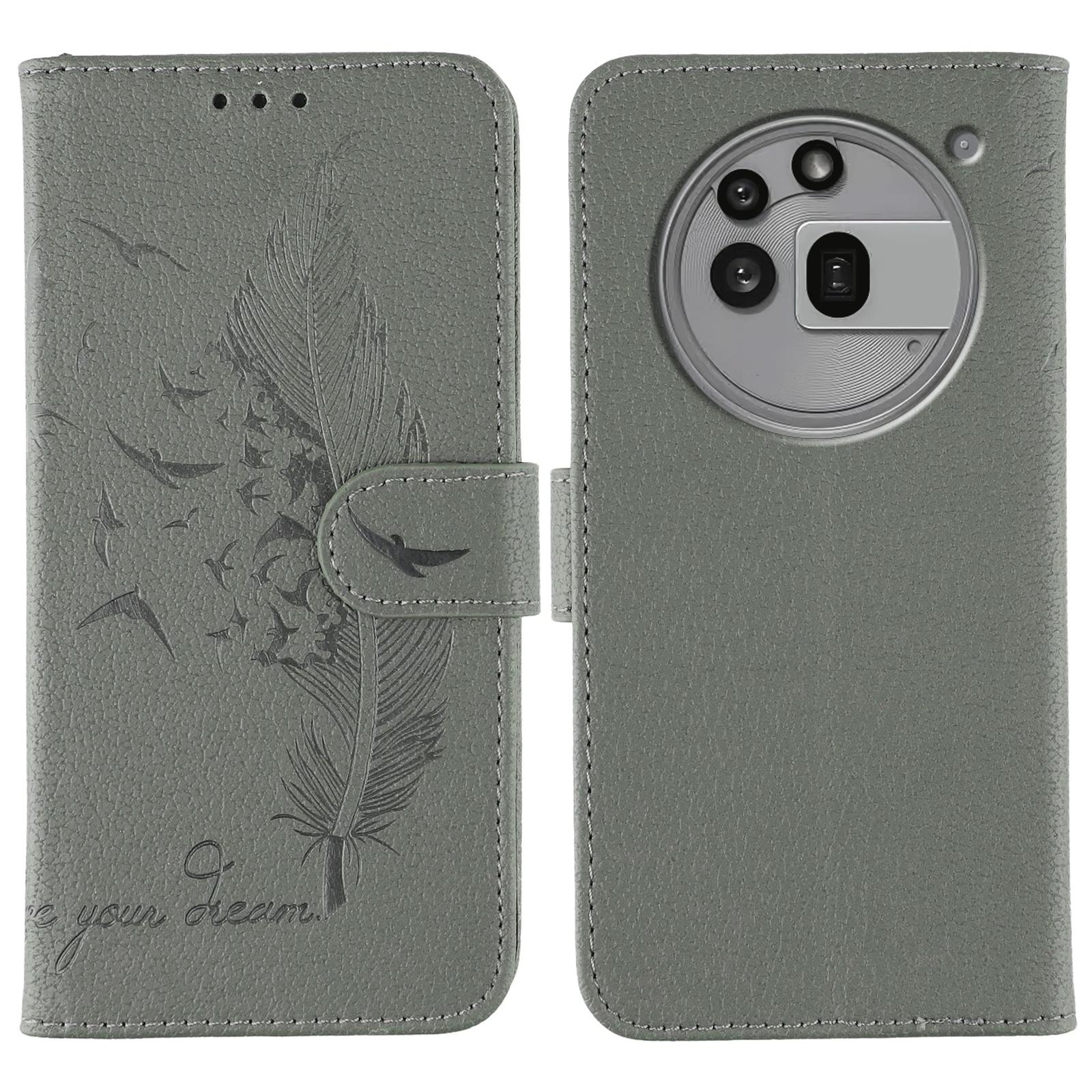 For Nothing Phone (3a) Pro Case Feather Imprint PU Leather Wallet Phone Cover Grey
For Nothing Phone (3a) Pro Case Feather Imprint PU Leather Wallet Phone Cover Grey