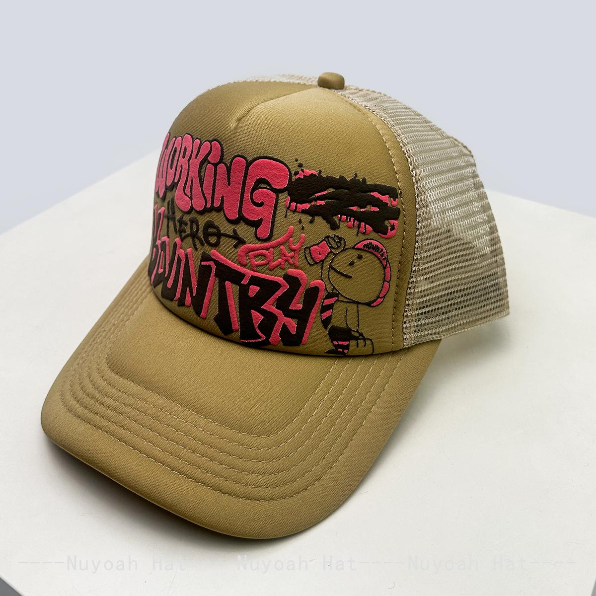 New Unisex Cartoon Character Graffiti Printed Letter Baseball Hats Sunshade Color Block Breathable Trucker Caps Versatile Mesh 52-60cm
New Unisex Cartoon Character Graffiti Printed Letter Baseball Hats Sunshade Color Block Breathable Trucker Caps Versatile Mesh 52-60cm
