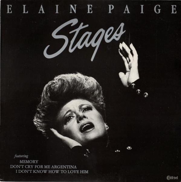 LP Record ELAINE PAIGE - Stages NE1262 K-Tel 1983 UK Soundtracks & Musicals Used
LP Record ELAINE PAIGE - Stages NE1262 K-Tel 1983 UK Soundtracks & Musicals Used