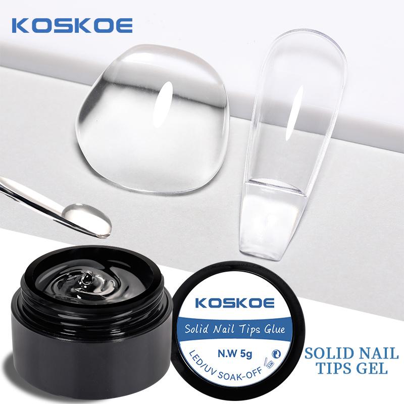 KOSKOE 5g Твердые кончики для ногтей Гель-клей Прозрачный пластырь с легким приклеиванием Долговечный маникюрный палец для пальцев УФ-светодиодов Наконечники для ногтей Инструмент для наращивания
KOSKOE 5g Твердые кончики для ногтей Гель-клей Прозрачный пластырь с легким приклеиванием Долговечный маникюрный палец для пальцев УФ-светодиодов Наконечники для ногтей Инструмент для наращивания