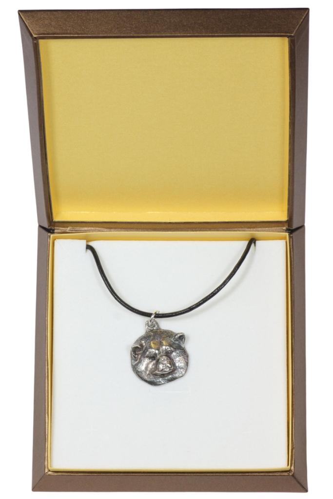 Akita, Akita Inu - Dog necklace in gift box, silver-plated locket for dog fan, striking pendant by Art-Dog brand срібний
Akita, Akita Inu - Dog necklace in gift box, silver-plated locket for dog fan, striking pendant by Art-Dog brand срібний