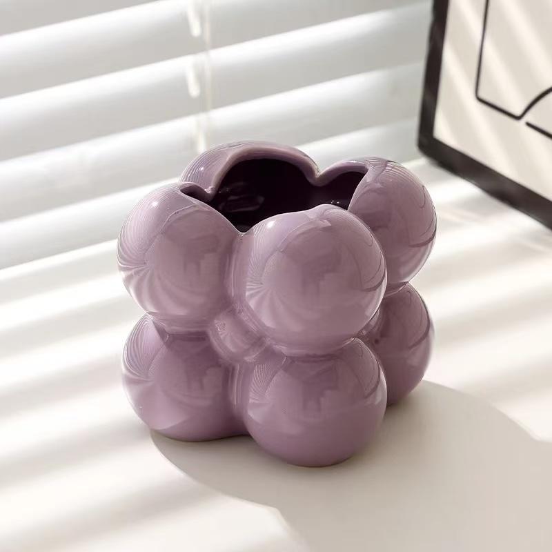Nordic Ceramic Storage Jar Makeup Brushes Organizer Desktop Ornament Office Storage Box Living Rooms Bedrooms Home Deocration фіолетовий
Nordic Ceramic Storage Jar Makeup Brushes Organizer Desktop Ornament Office Storage Box Living Rooms Bedrooms Home Deocration фіолетовий