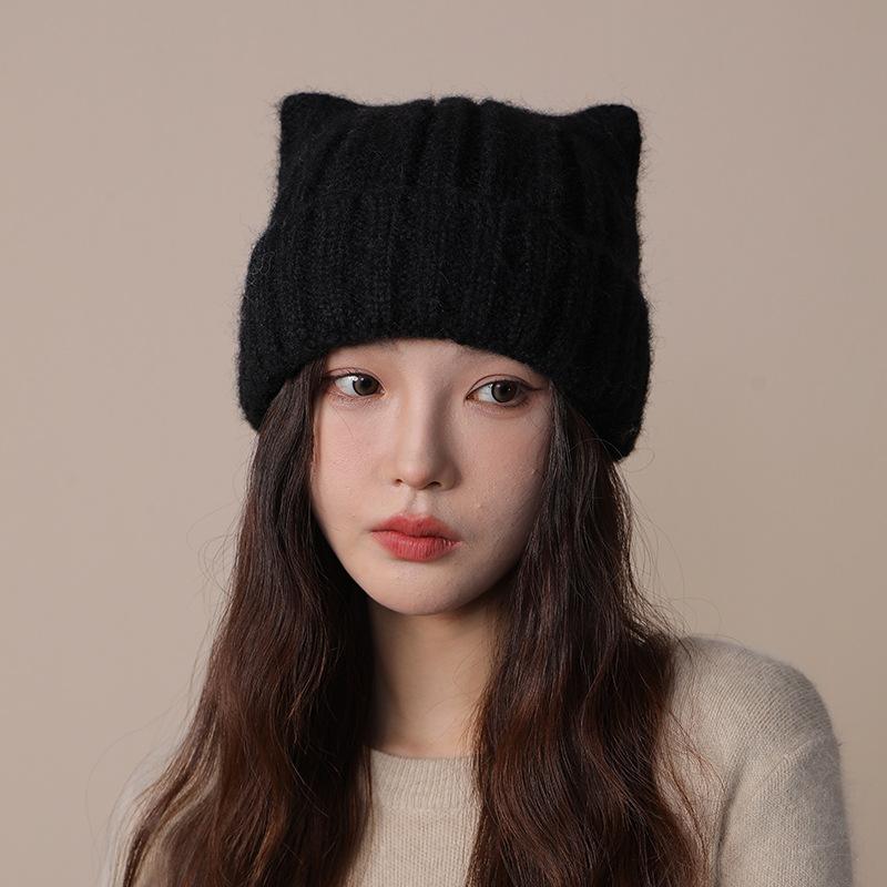 Мила вовняна шапка з вушками для жінок Потовщена плюшева шапка для захисту вух на осінь та зиму Універсальна в язана шапка Великий обхват голови M (55-60cm)
Мила вовняна шапка з вушками для жінок Потовщена плюшева шапка для захисту вух на осінь та зиму Універсальна в язана шапка Великий обхват голови M (55-60cm)