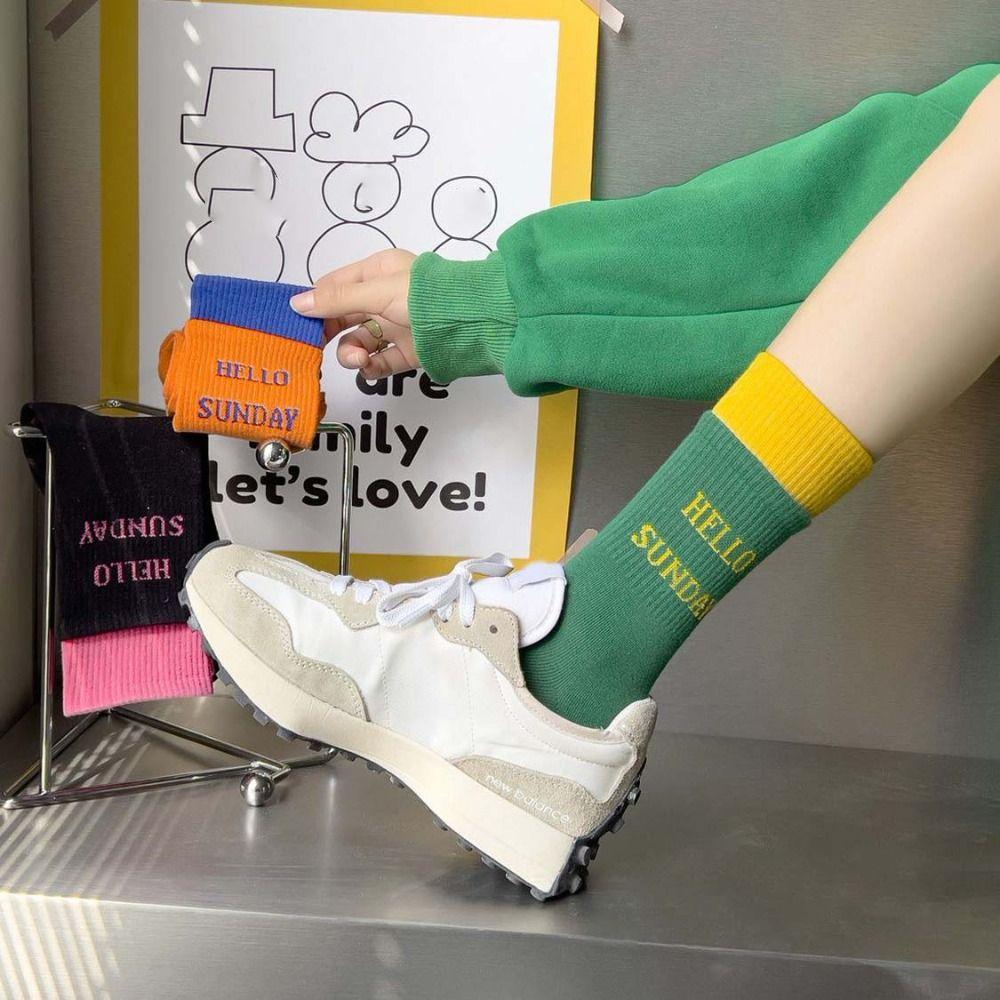 Anti-Slip Women s Mid-calf Socks Patchwork Streetwear Ankle Socks Simple Mid Tube Hosiery Yoga 5Pairs
Anti-Slip Women s Mid-calf Socks Patchwork Streetwear Ankle Socks Simple Mid Tube Hosiery Yoga 5Pairs