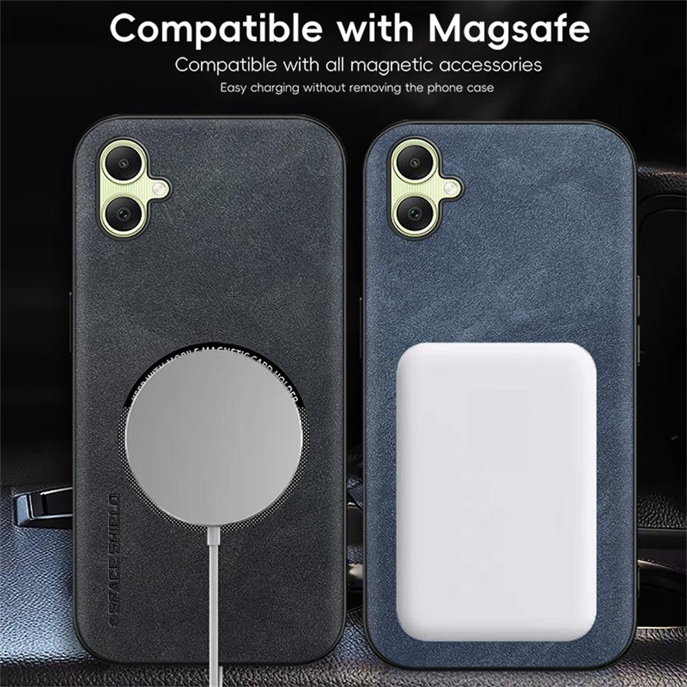 WANLONFENG YBP Series For Samsung Galaxy A06 5G/4G Magnetic Case with Tempered Glass Film PU Leather+TPU Phone Cover Large Cutout Green
WANLONFENG YBP Series For Samsung Galaxy A06 5G/4G Magnetic Case with Tempered Glass Film PU Leather+TPU Phone Cover Large Cutout Green