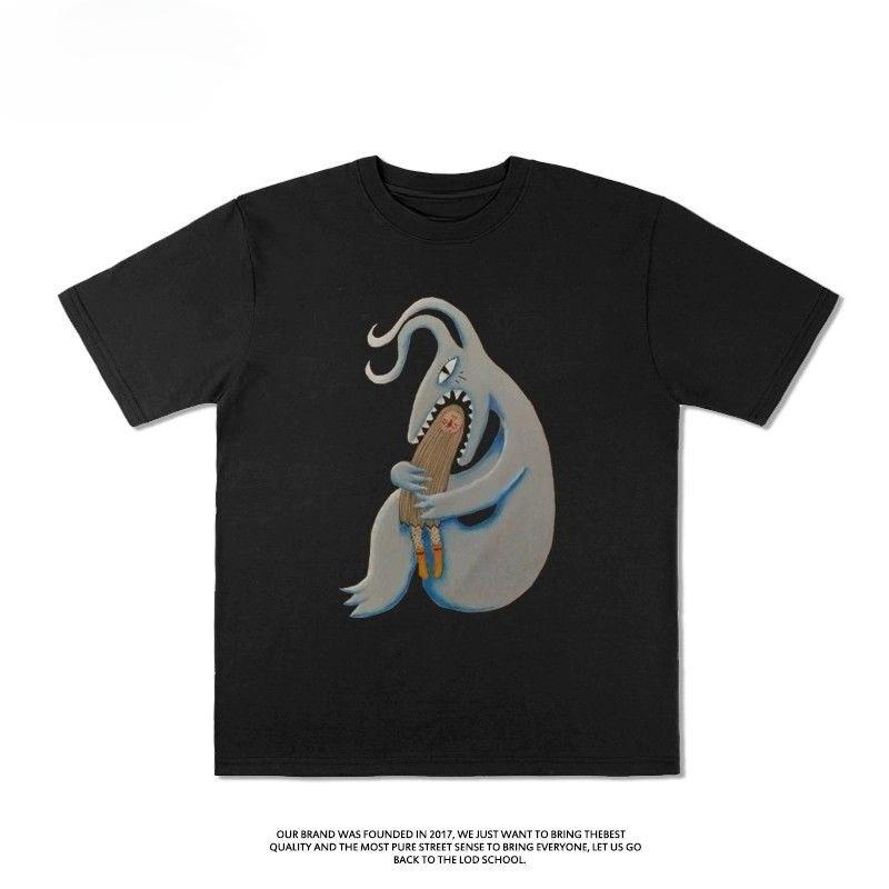 European and American Retro Artist Series Anime Merchandise Short-sleeved T-shirt Gothic High-street Unisex Half-sleeve XXXXL
European and American Retro Artist Series Anime Merchandise Short-sleeved T-shirt Gothic High-street Unisex Half-sleeve XXXXL
