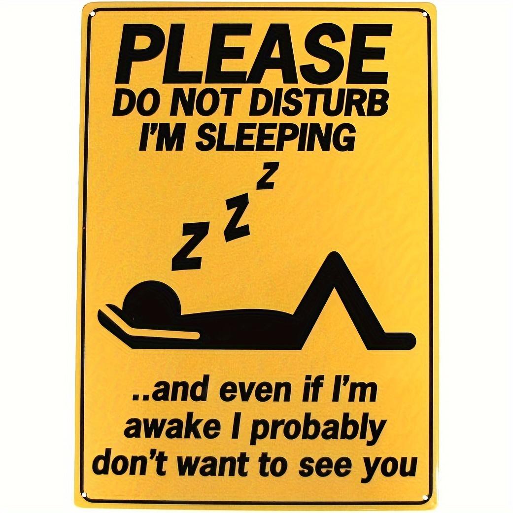 Humorous Do Not Disturb Metal Sign Iron Wall Decor for Home Office for Man Cave No Electricity Needed Funny Room Pl 20x30cm(7.8x11.8inch)
Humorous Do Not Disturb Metal Sign Iron Wall Decor for Home Office for Man Cave No Electricity Needed Funny Room Pl 20x30cm(7.8x11.8inch)