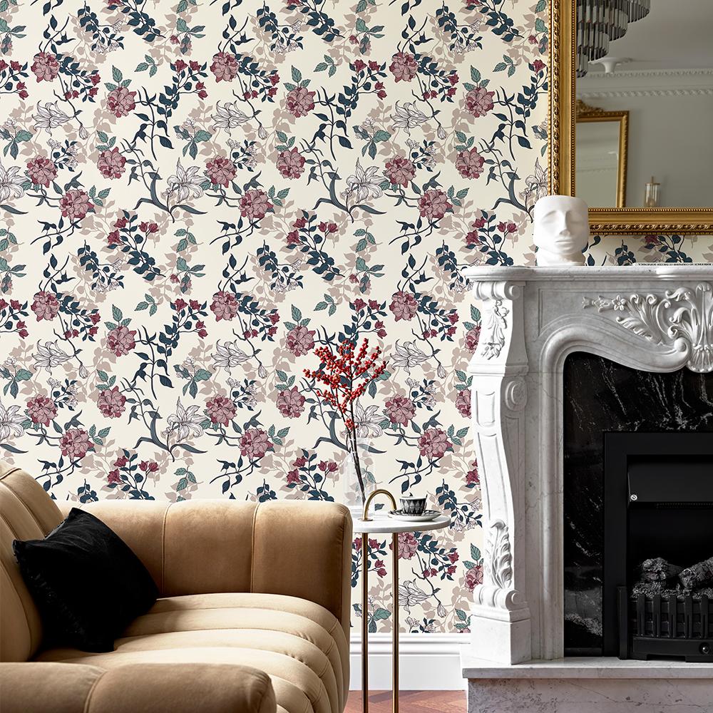 Retro Floral Printed Vinyl Removable Wallpaper Chic Flower PVC Peel and Stick Wall Decor Classic Pink Furniture Cabinet Sticker 44cmx300cm
Retro Floral Printed Vinyl Removable Wallpaper Chic Flower PVC Peel and Stick Wall Decor Classic Pink Furniture Cabinet Sticker 44cmx300cm
