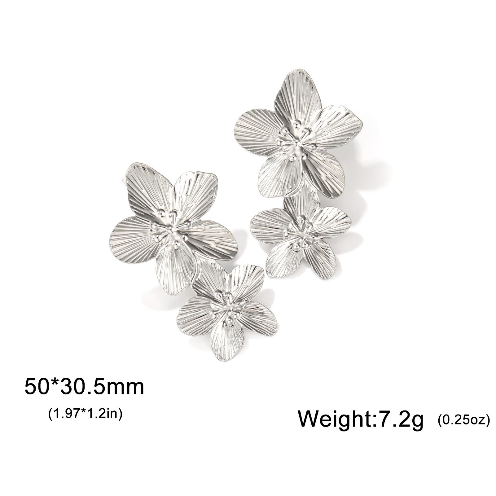 Unift Vintage Metal Flower Stud Earrings for Women Bohemian Gold Color Stainless Steel Earring Statement Stylish Simple Jewelry
Unift Vintage Metal Flower Stud Earrings for Women Bohemian Gold Color Stainless Steel Earring Statement Stylish Simple Jewelry