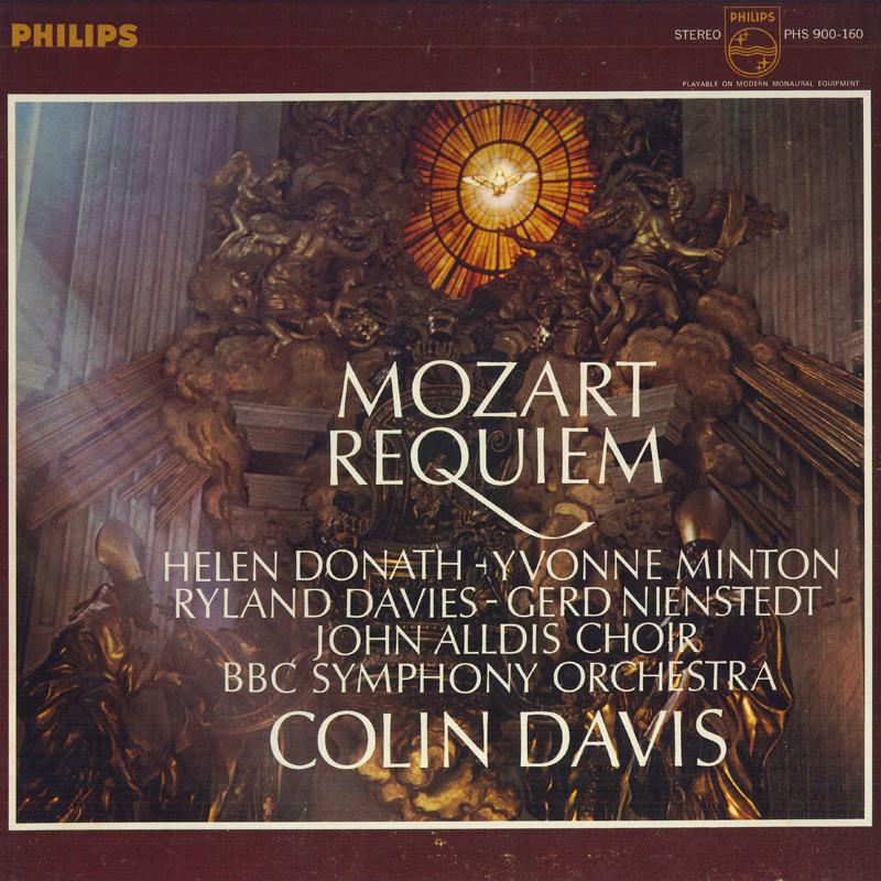 LP Record MOZART HELEN DONATH RYLAND DAVIES Requiem PHS900160 PHILIPS 1967 US Classical Used
LP Record MOZART HELEN DONATH RYLAND DAVIES Requiem PHS900160 PHILIPS 1967 US Classical Used
