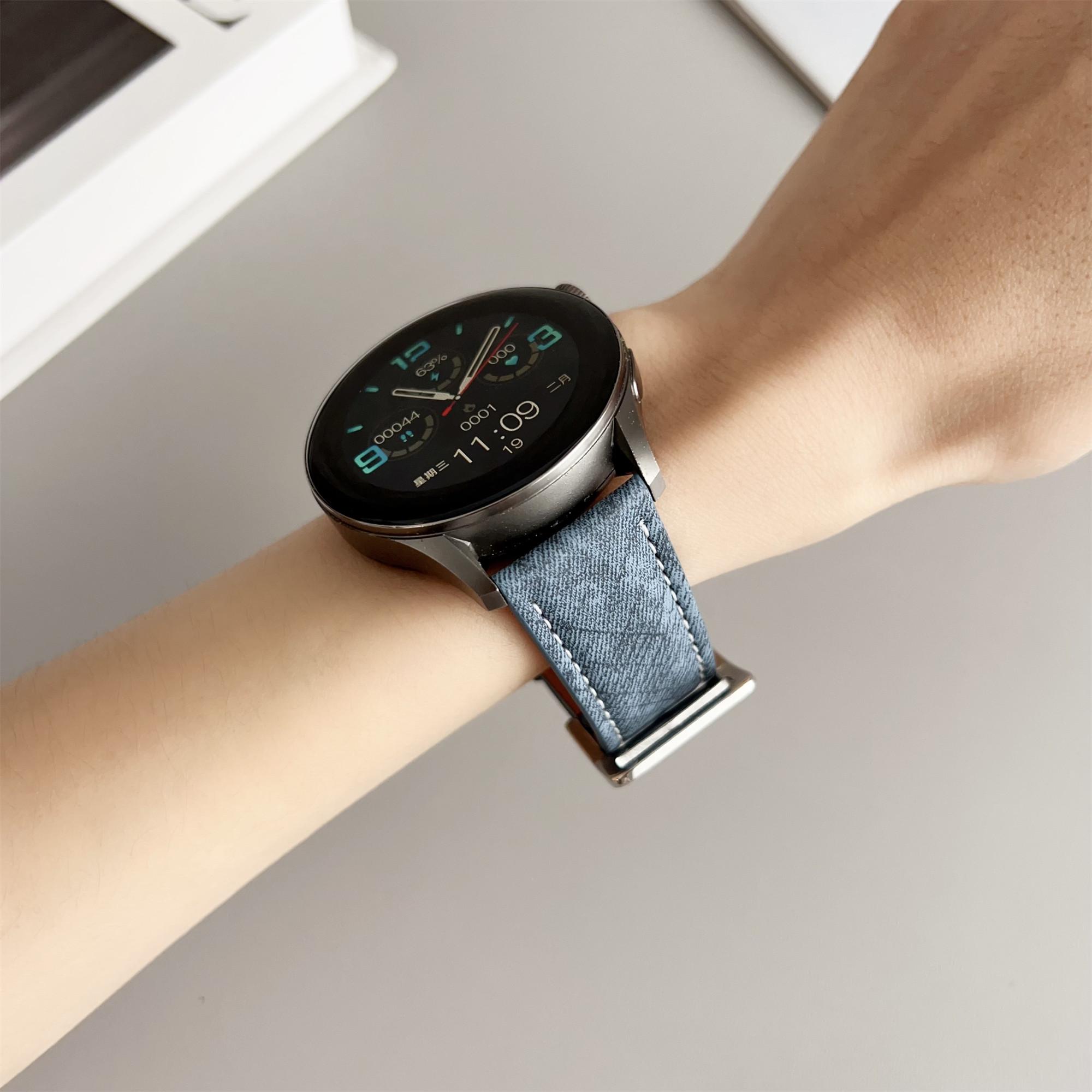 For Samsung Galaxy Watch7/Watch6 Bands Universal 20mm Adjustable Leather Watchband Wrist Strap Bright Blue
For Samsung Galaxy Watch7/Watch6 Bands Universal 20mm Adjustable Leather Watchband Wrist Strap Bright Blue